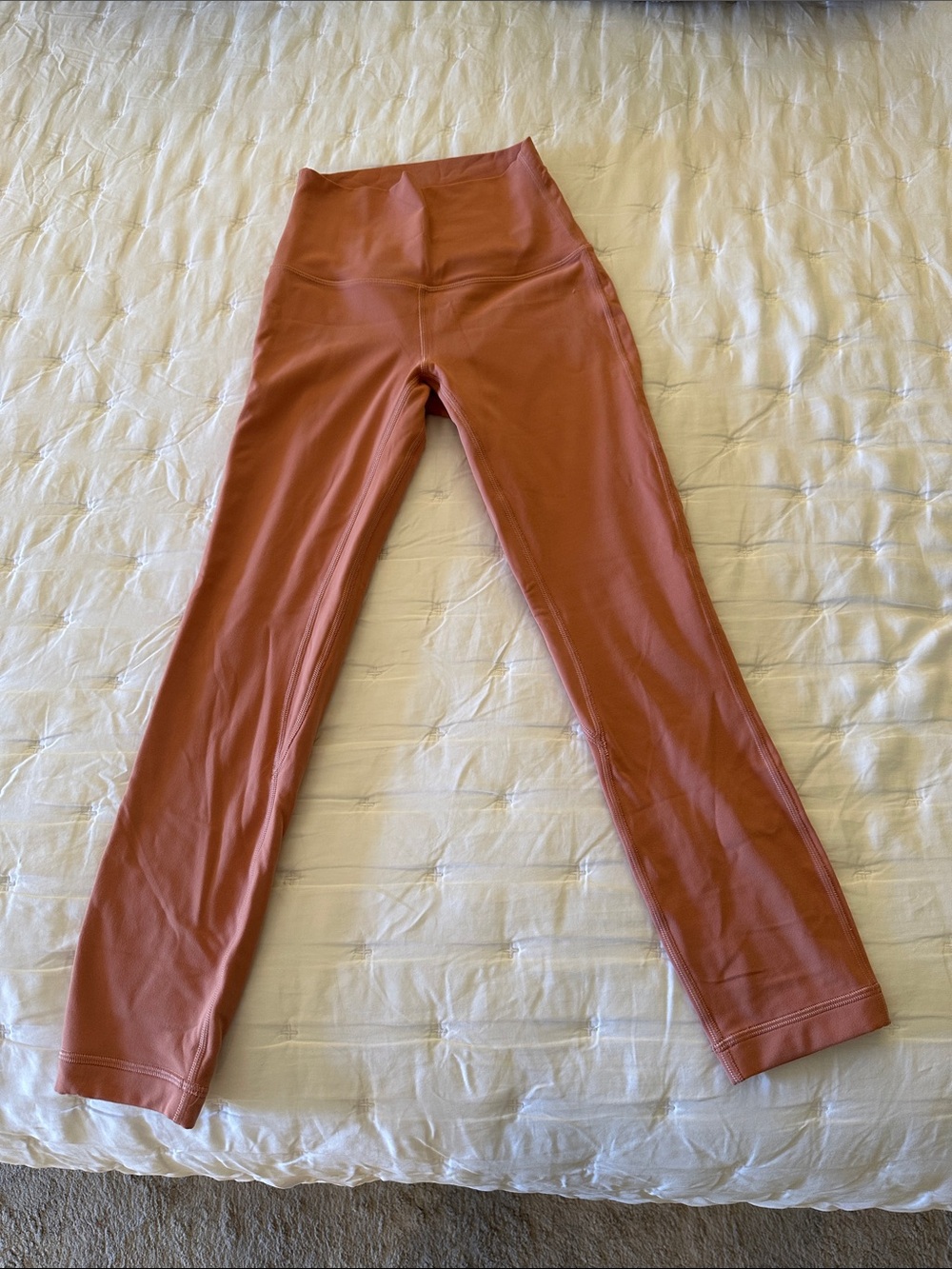 High-Waist Rust Leggings